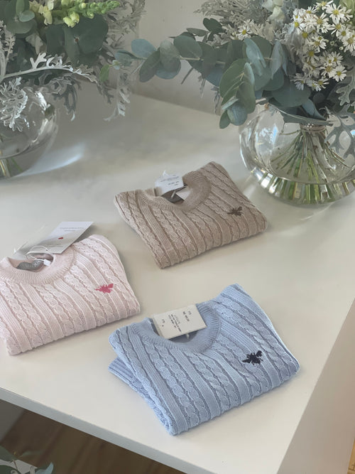 Blusa Trança - Azul Claro